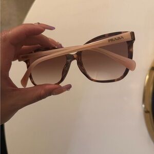 Prada Tortoise Pink Sunglasses